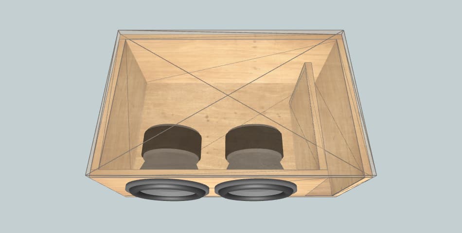 Skar vfx 12s tuned to 34hz  - короб для сабвуфера