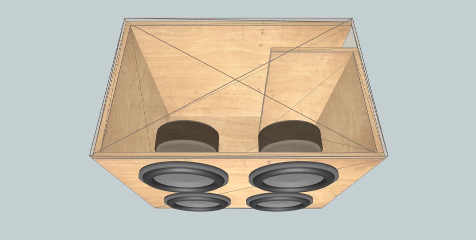 Power Acoustik Gothic 12s - subwoofer box