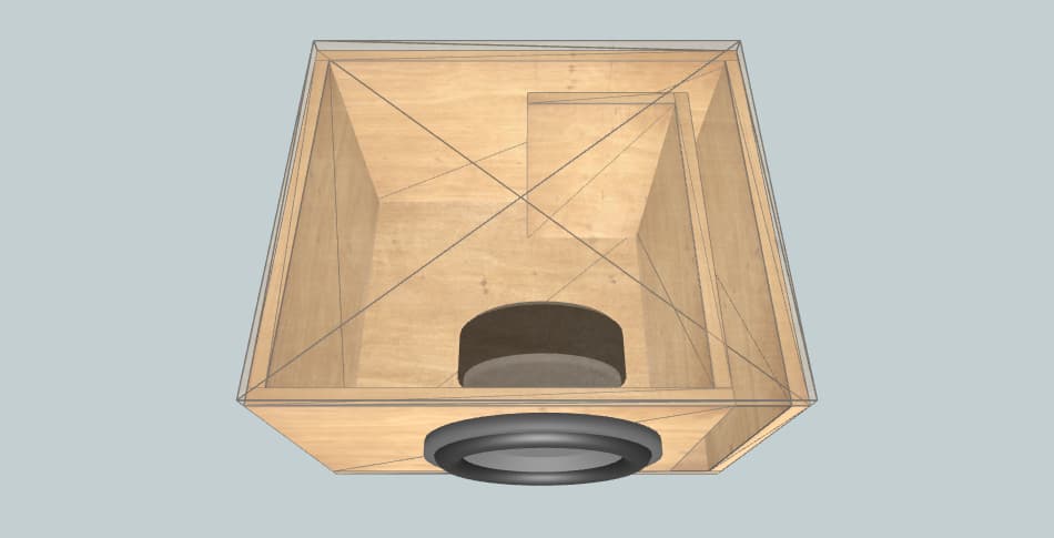 Cadence s2w10 d4 v2 - короб для сабвуфера