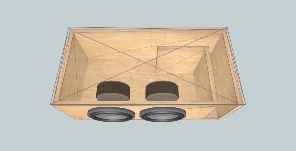 Skar Audio Dual 8 inch skar svr - короб для сабвуфера