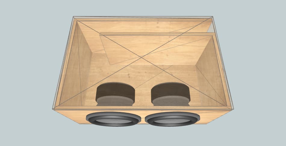 KICX Zt 12v2 - короб для сабвуфера