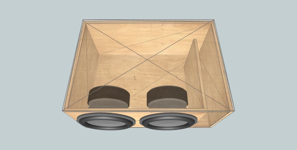 15 inch subwoofer box 2 15s 7.0 cubic ft