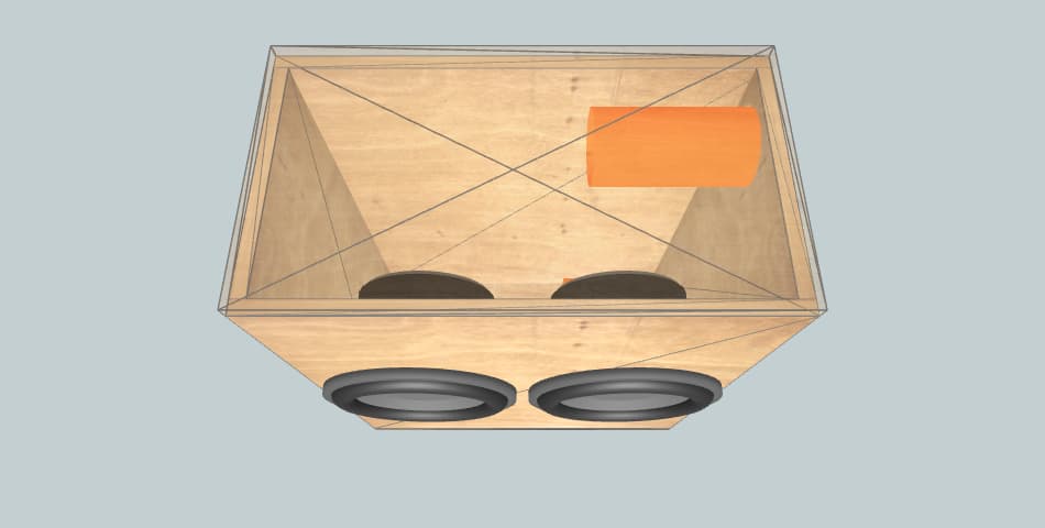 Power Acoustik Yup - subwoofer box