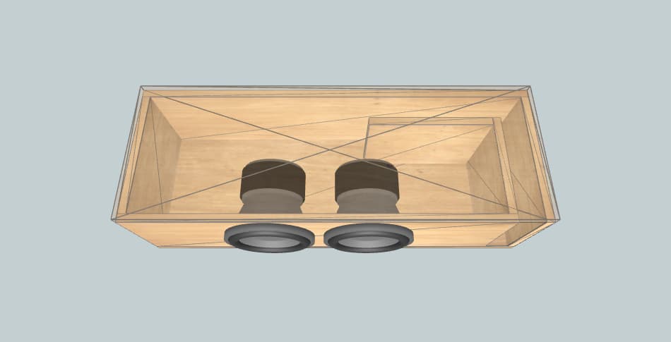 Sundown Audio Sundown 8 tummare 40 liter - subwoofer box