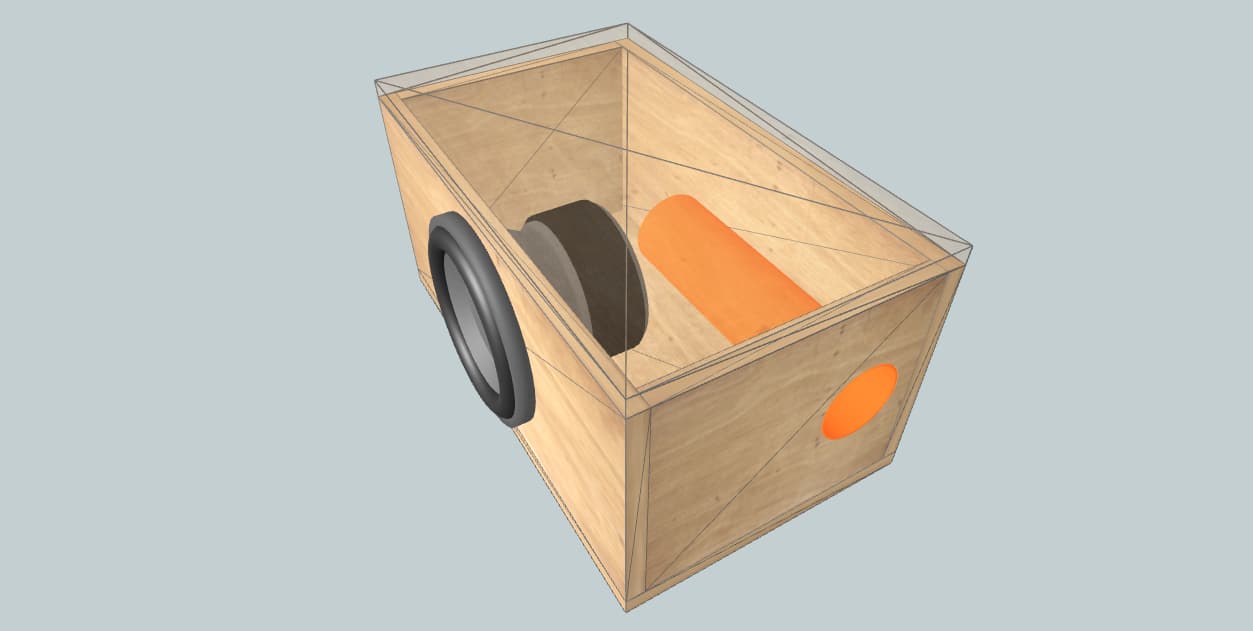 Custom Box Blueprint Designs  Subwoofer box design, Custom